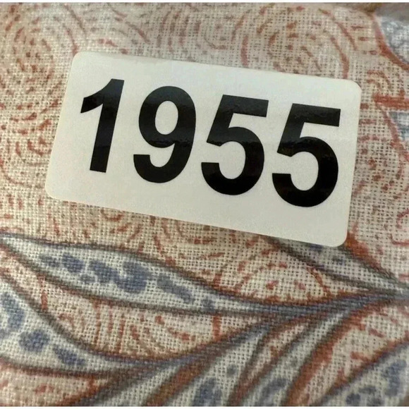 Nicole Miller Woman's Sz M Elastic Waist 100% Linen Wide Leg Tropical Crop Pants - Picture 7 of 7